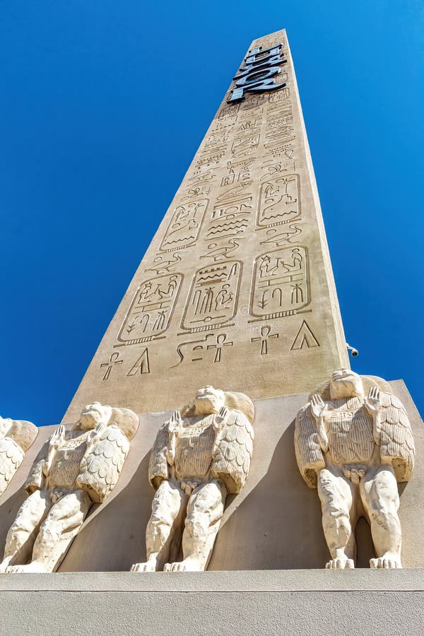 The Luxor Obelisk in Las Vegas Editorial Photography - Image of  architecture, obelisk: 252905717