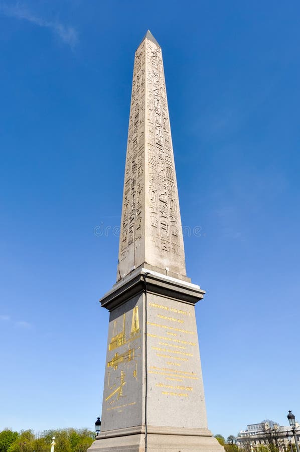 The Luxor Obelisk in Paris stock photo. Image of parisian 50449372