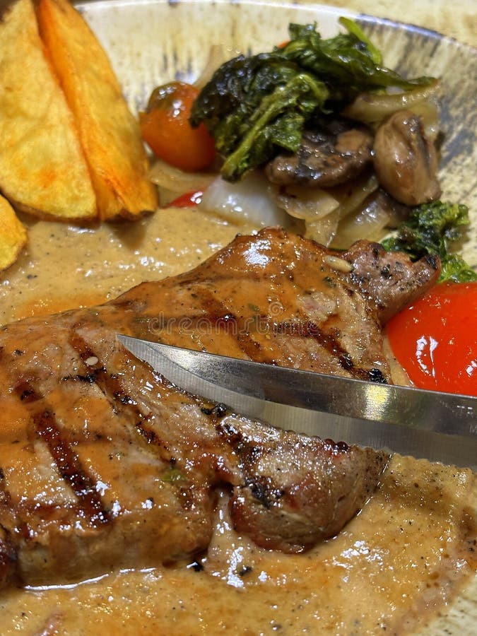 Luxurious and Glorious Sirloin Steak Dinner with Premium Sides a Feast