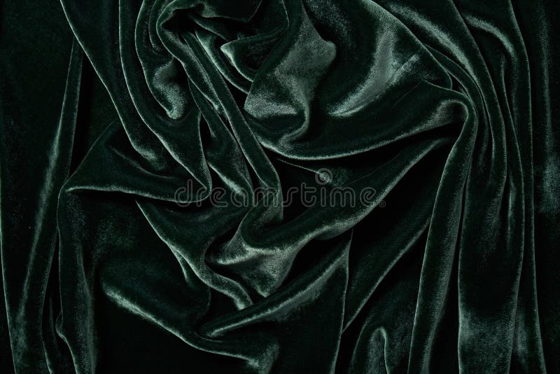 Luxurious Green Velvet Background Stock Image Image of textiles
