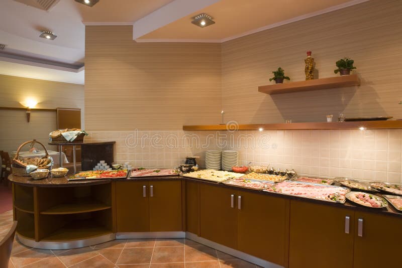 Luxurious kitchen interior royalty free stock images