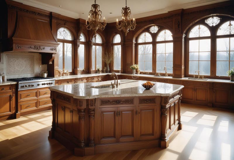Elegant Interior Kitchen Cabinets
