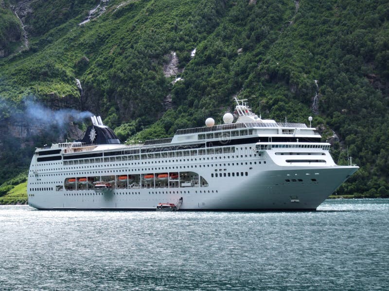 Luxurious passenger ship