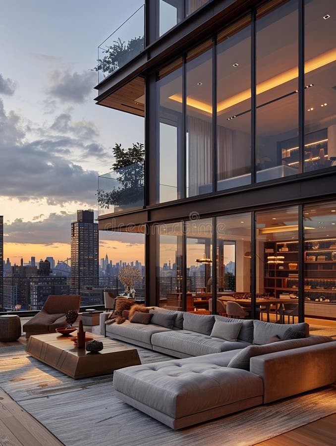 Industrial Penthouse Apartment - Pinterest