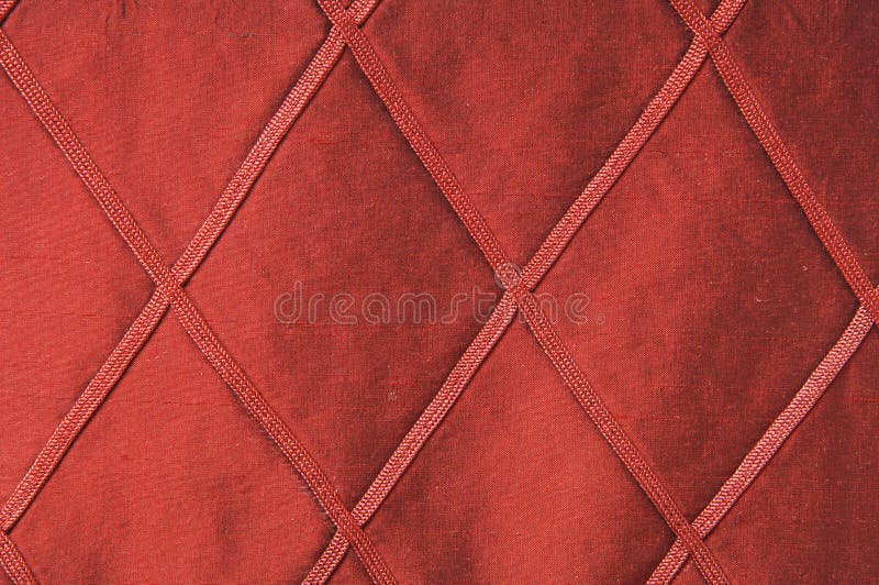 Luxurious red fabric as background