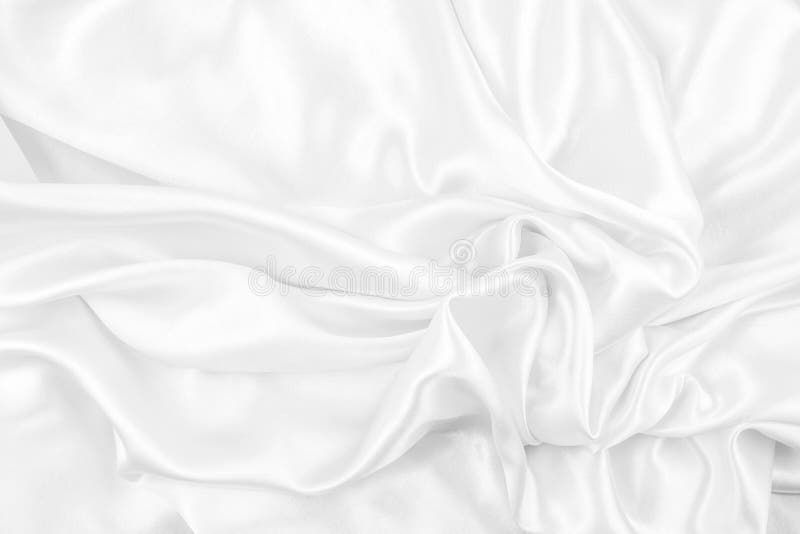 Luxurious of Smooth White Silk or Satin Fabric Texture Stock Photo - Image  of closeup, material: 165811436