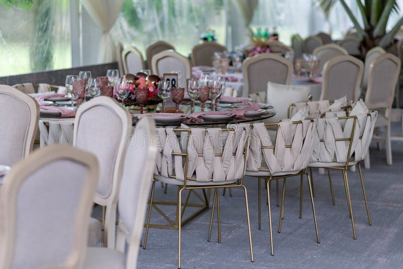 Luxurious Wedding Or Banquet Ballroom Indoor Luxury Wedding Or