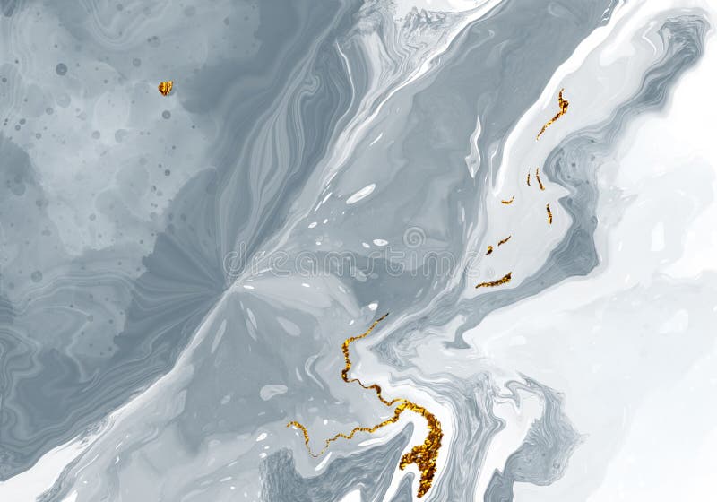 Luxury abstract fluid art painting background stock illustration