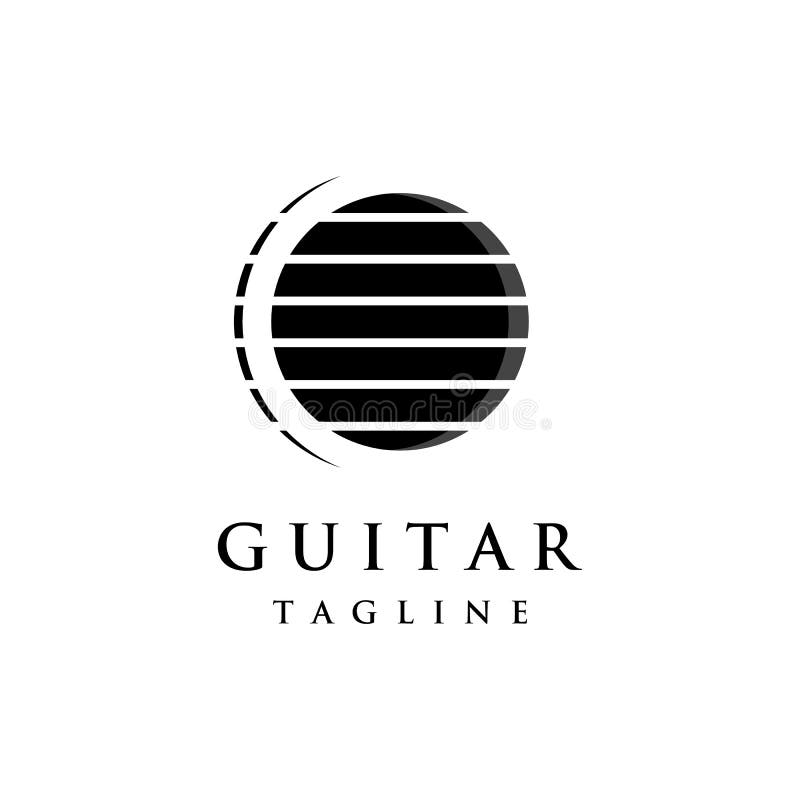 Luxury abstract logo symbol for guitar classic stock illustration Luxury abstract logo symbol for guitar classic stock illustration