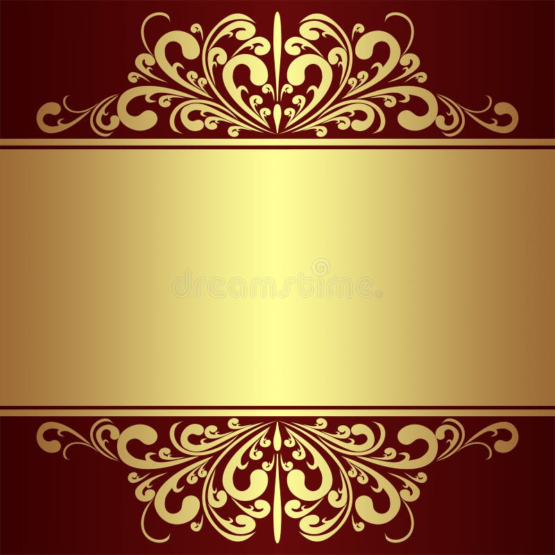 Luxury Background with Golden Royal Borders. Stock Vector - Illustration of  element, classy: 37806094