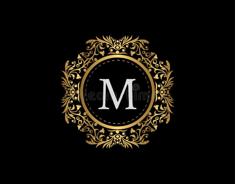 Luxury Letter M Logo. Vector Logo Template Sign, Symbol, Icon, Vector  Luxury Frame Stock Vector - Illustration of hotel, heraldic: 91155247