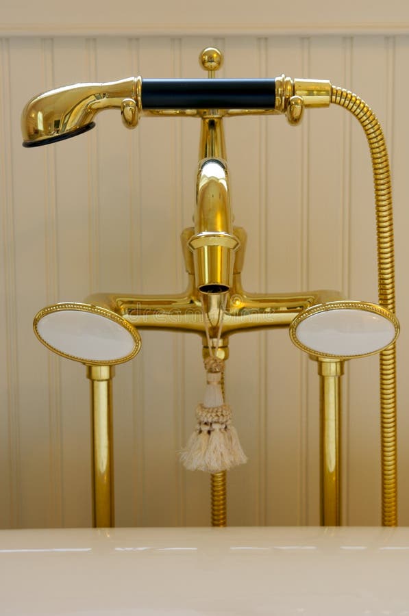 Luxury Bathing stock image. Image of glow, brass, luxury 2681487