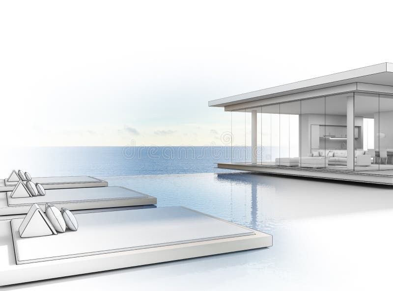 Luxury iBeachi iHousei With Sea View Swimming Pool iSketchi 