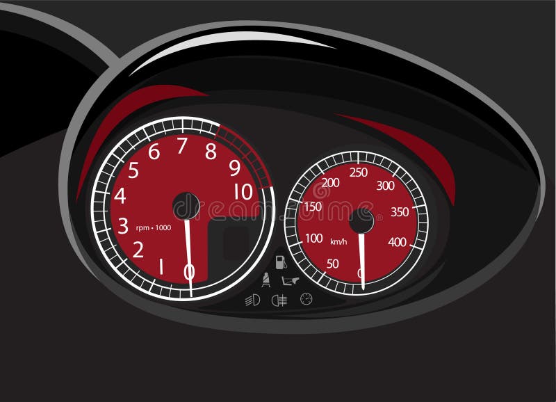 Luxury Car Gauge Board stock vector. Illustration of luxury 9401913