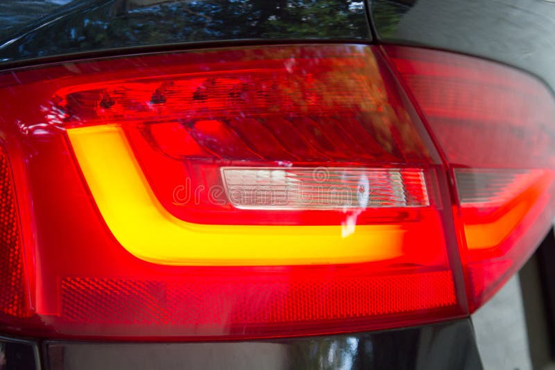 Car Tail Lights. Luxury Tail Lights Stock Image Image of detail
