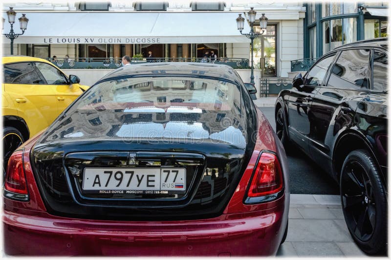 Luxury cars near Casino Monte Carlo, Monaco
