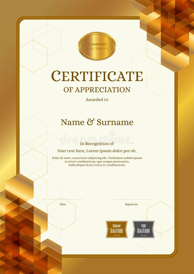 download luxury certificate template with elegant border frame diploma d stock vector illustration of