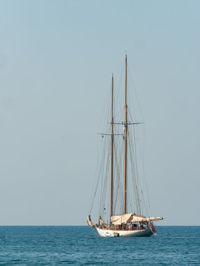 twin masted yacht