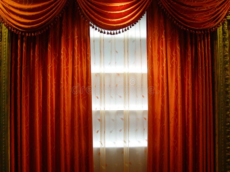 Luxury curtain royalty free stock images