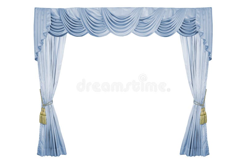 Luxury curtain. stock image