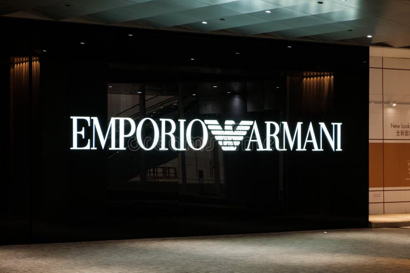 Luxury Designer Brand Store of Emporio Armani Editorial Image - Image of  company, glamour: 194666300