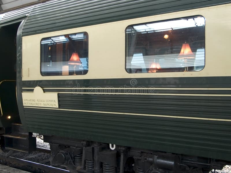 Luxury dining railway car