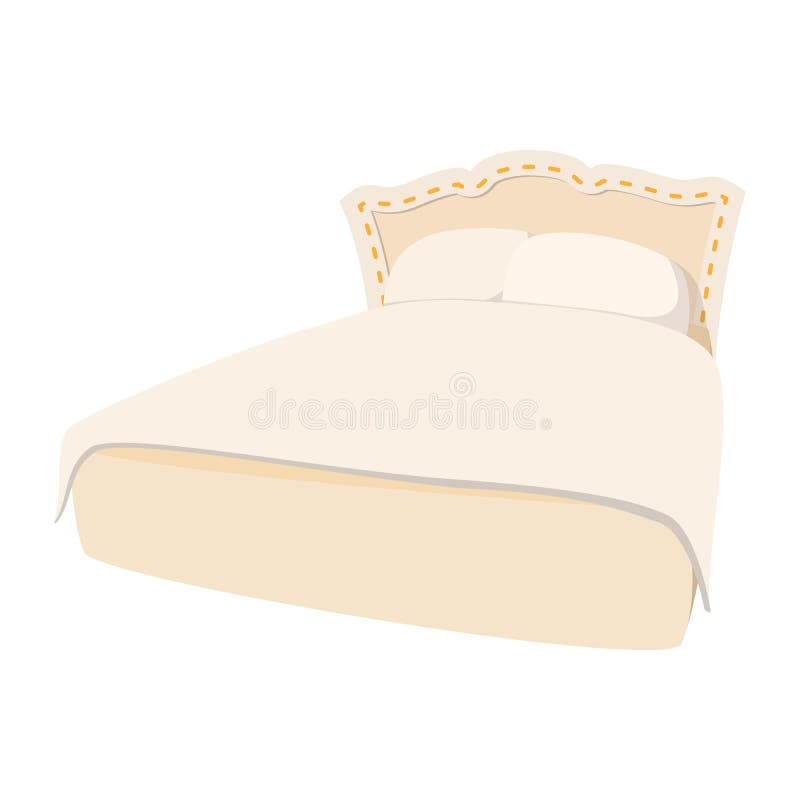 Luxury Double Bed Cartoon Icon Stock Illustrations 132 Luxury Double