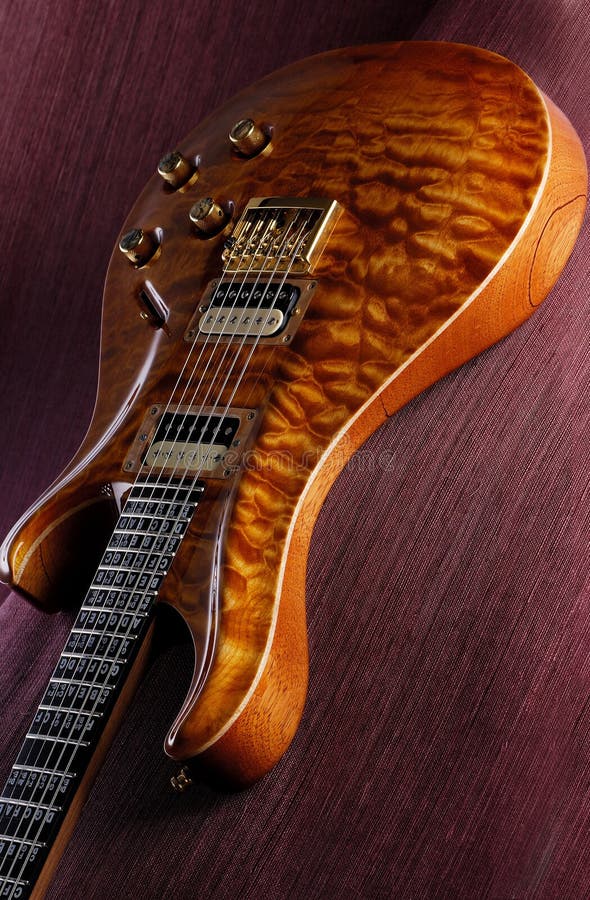 Luxury electric guitar stock photo. Image of guitar, deck 27747352