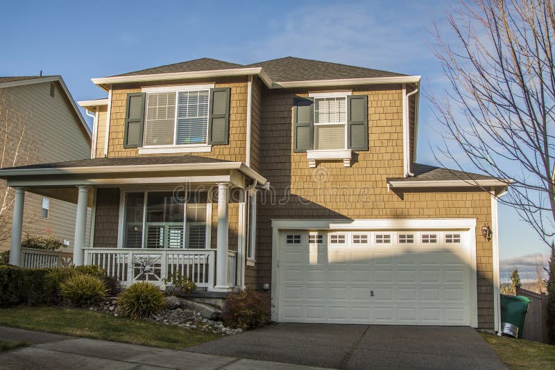 Luxury family house stock photos