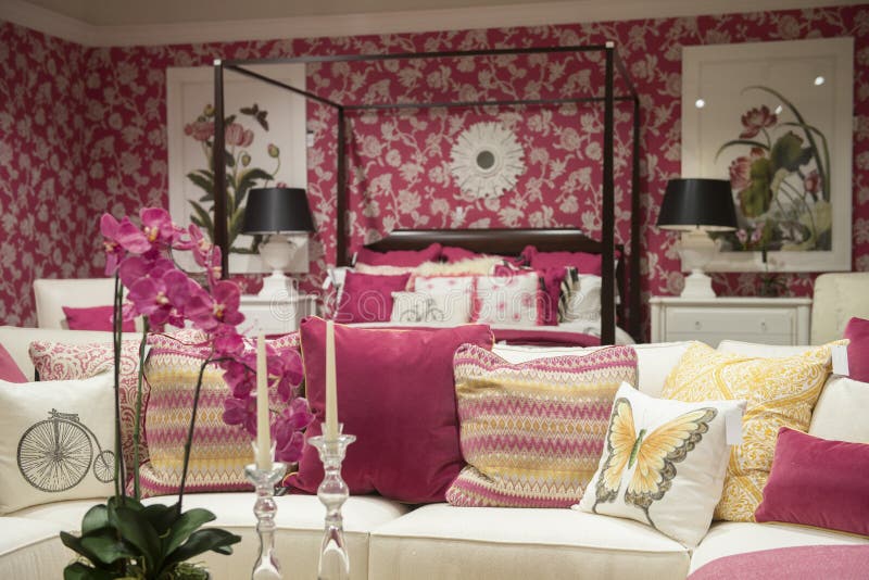 Luxury furniture store stock photo. Image of library 49430738