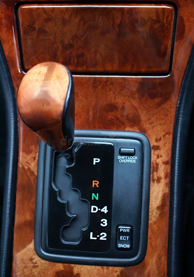 Luxury Gear Shift stock image. Image of stick, wood, auto 4988739