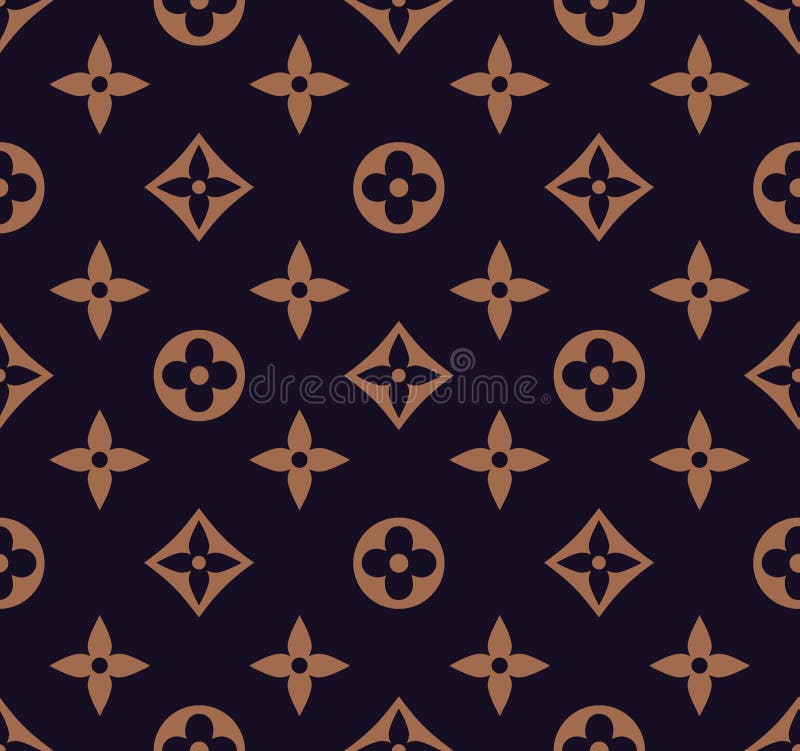 Luxury Geometric Seamless Icon Pattern in Vintage Fashion Style