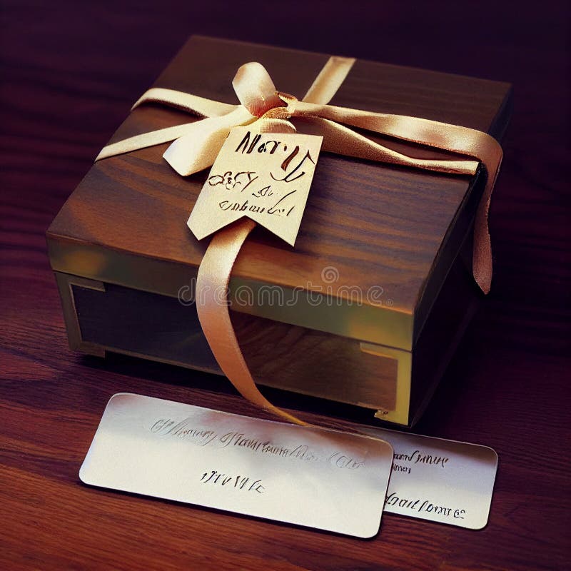 Luxury Gift Box with ornaments vector illustration