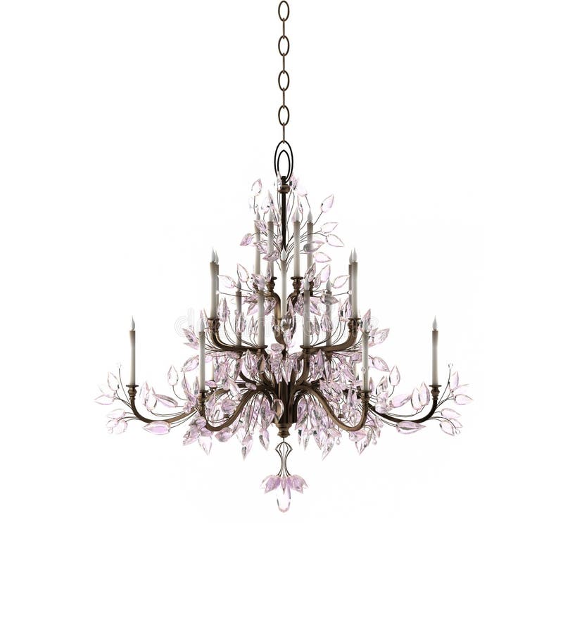 Luxury Glass Chandelier stock images