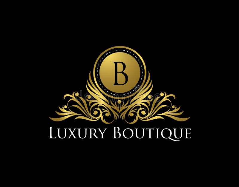 Luxury Logo Letter B Golden Monogram Stock Illustrations – 840 Luxury ...