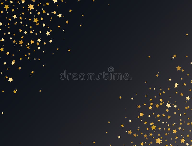 Luxury Gold Christmas Star Frame. Elegant Design Elements for Holiday ...