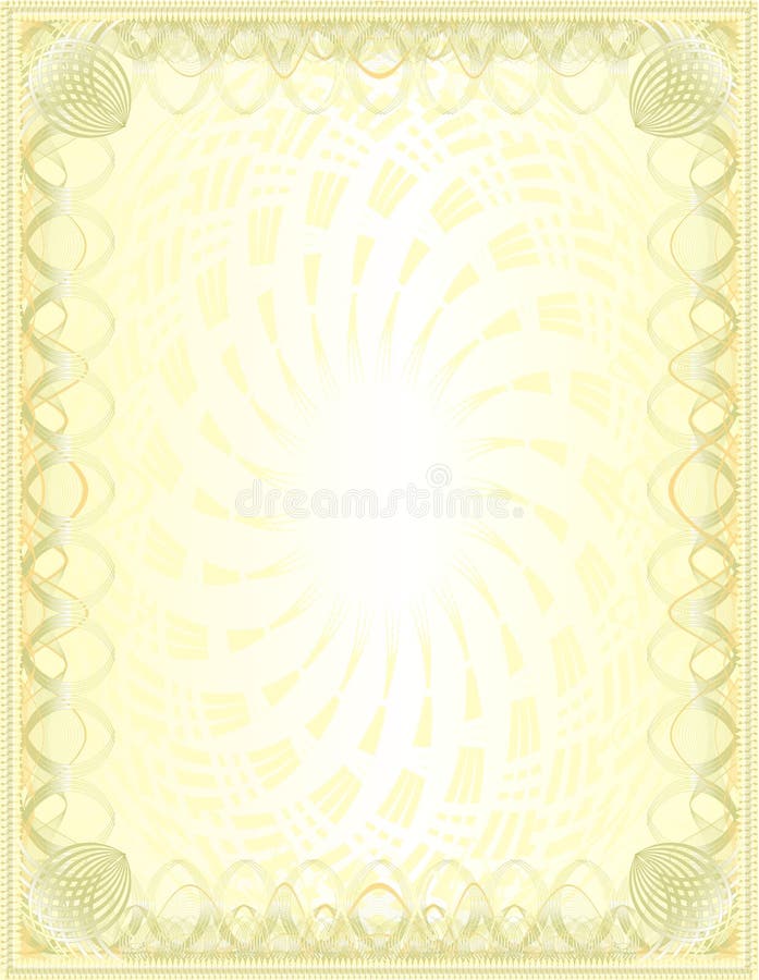 Lujo dorado vacío (certificado) 