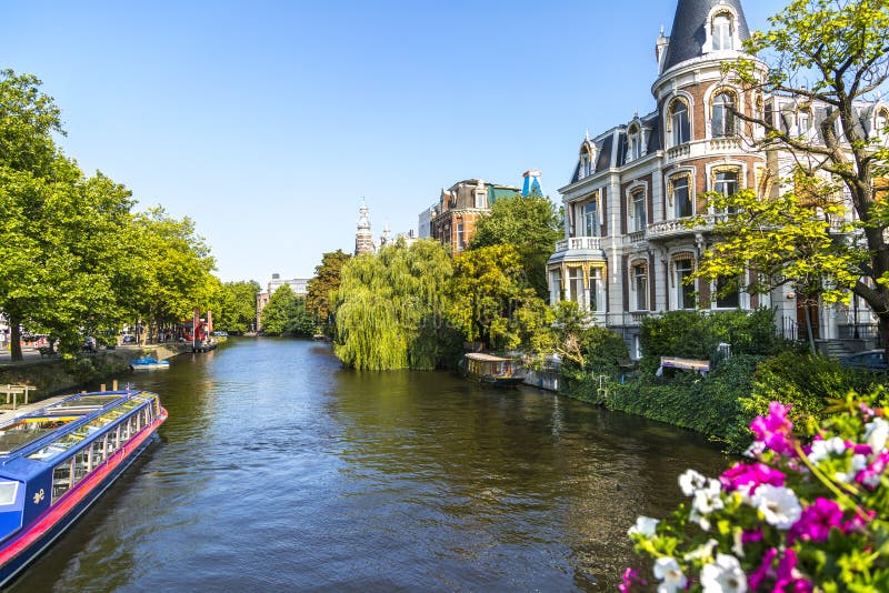 Luxury Home on Amsterdam Canal Editorial Stock Image Image of luxury