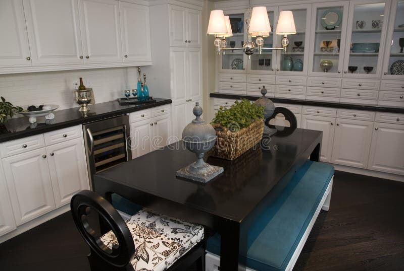 Luxury home dining room.