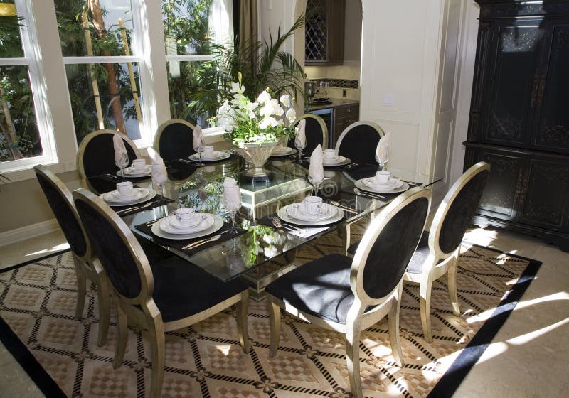 Luxury home dining room. stock photo. Image of breakfast - 7875846 Luxury Home Dining Room. Stock Photo. Image Of Breakfast - 7875846
