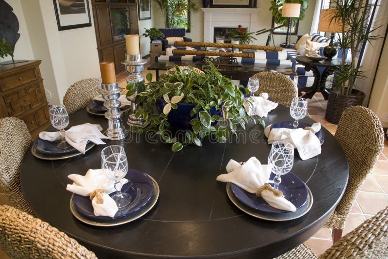 Luxury Home Dining Table. Picture Image 4484579