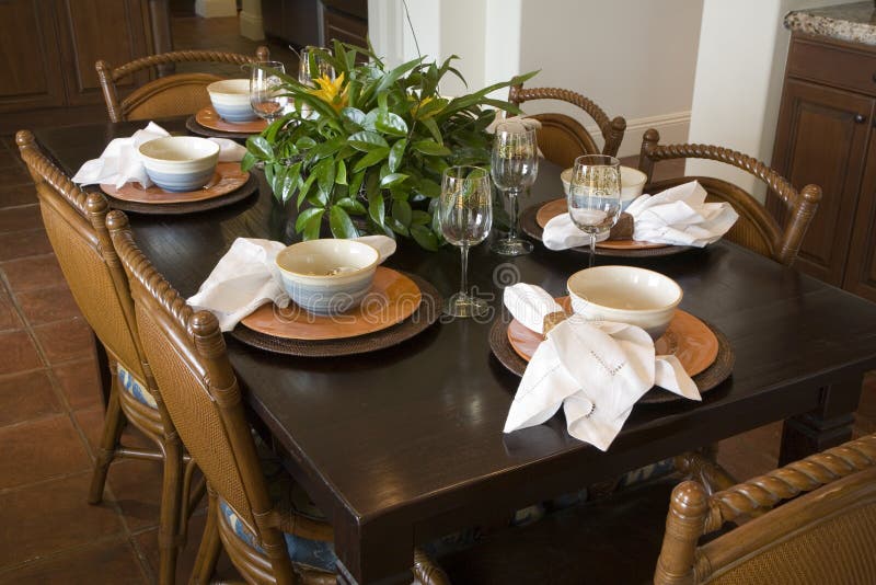 Luxury Home Dining Table. Picture Image 4872021