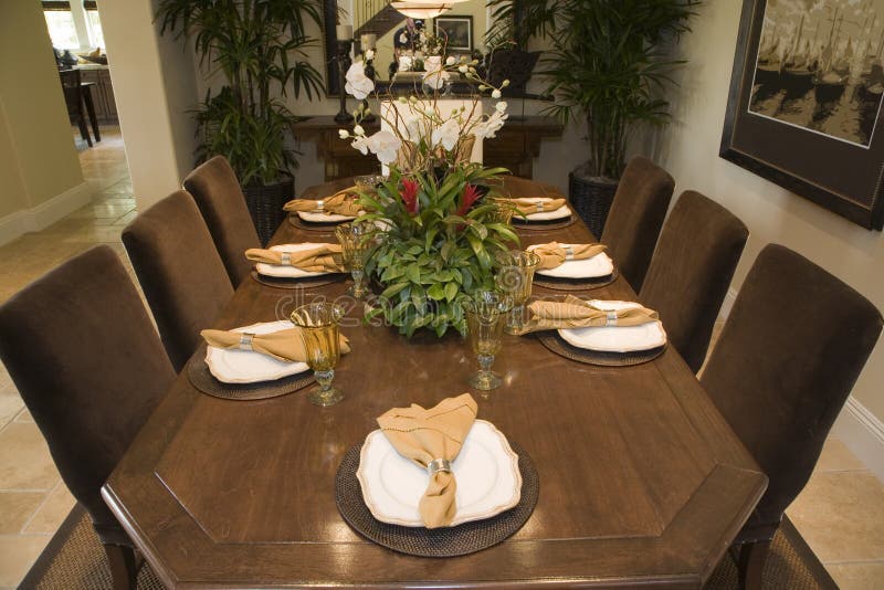 Luxury Home Dining Table. Picture Image 5480642