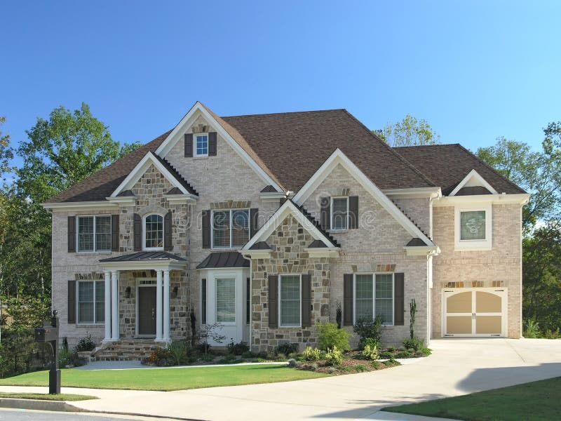 Luxury Home Exterior 52 royalty free stock photography