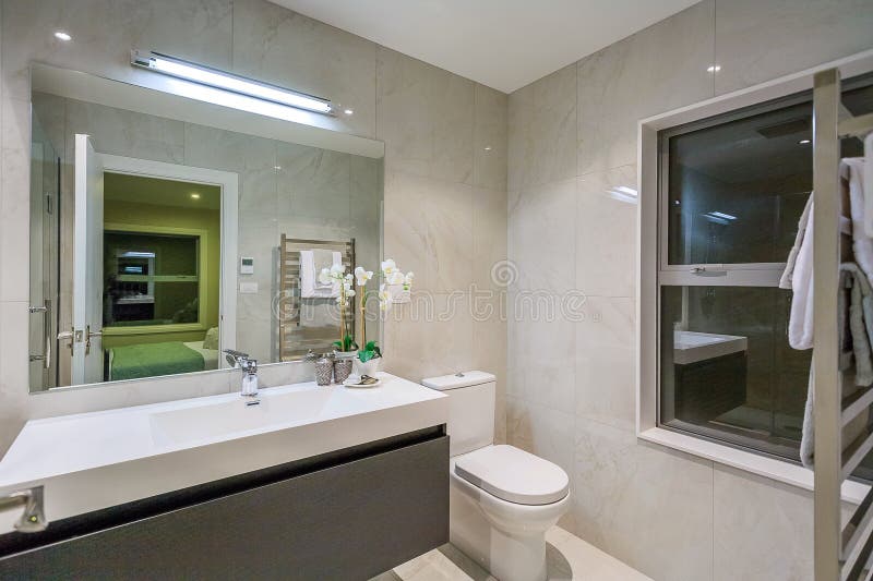 Luxury home washroom stock photo. Image of drawer, clean - 42098080