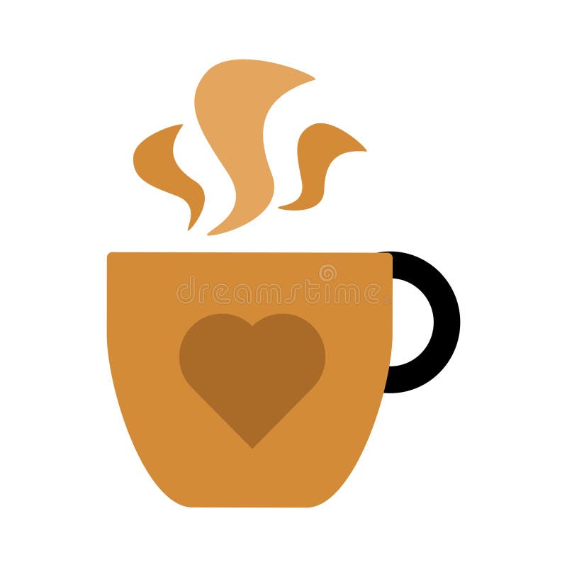 Luxury hot cocoa kubek kubek boho style ikona ilustracji