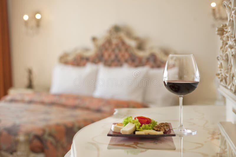 Luxury hotel room stock photos