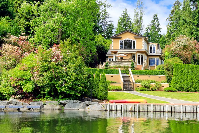 Luxury house with private dock