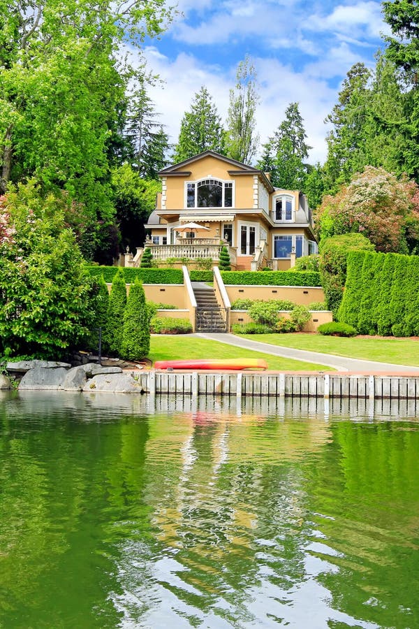 Luxury house with private dock
