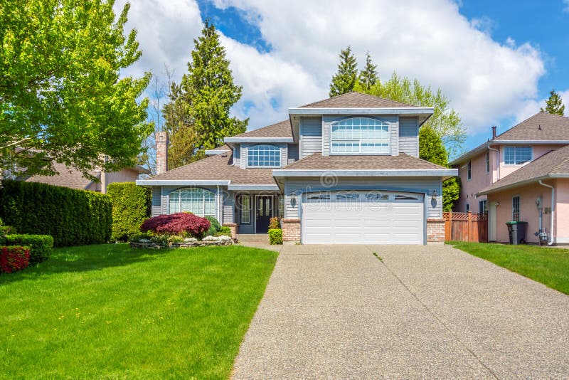 Luxury House On A Sunny Day Stock Photo Image Of Mortgage